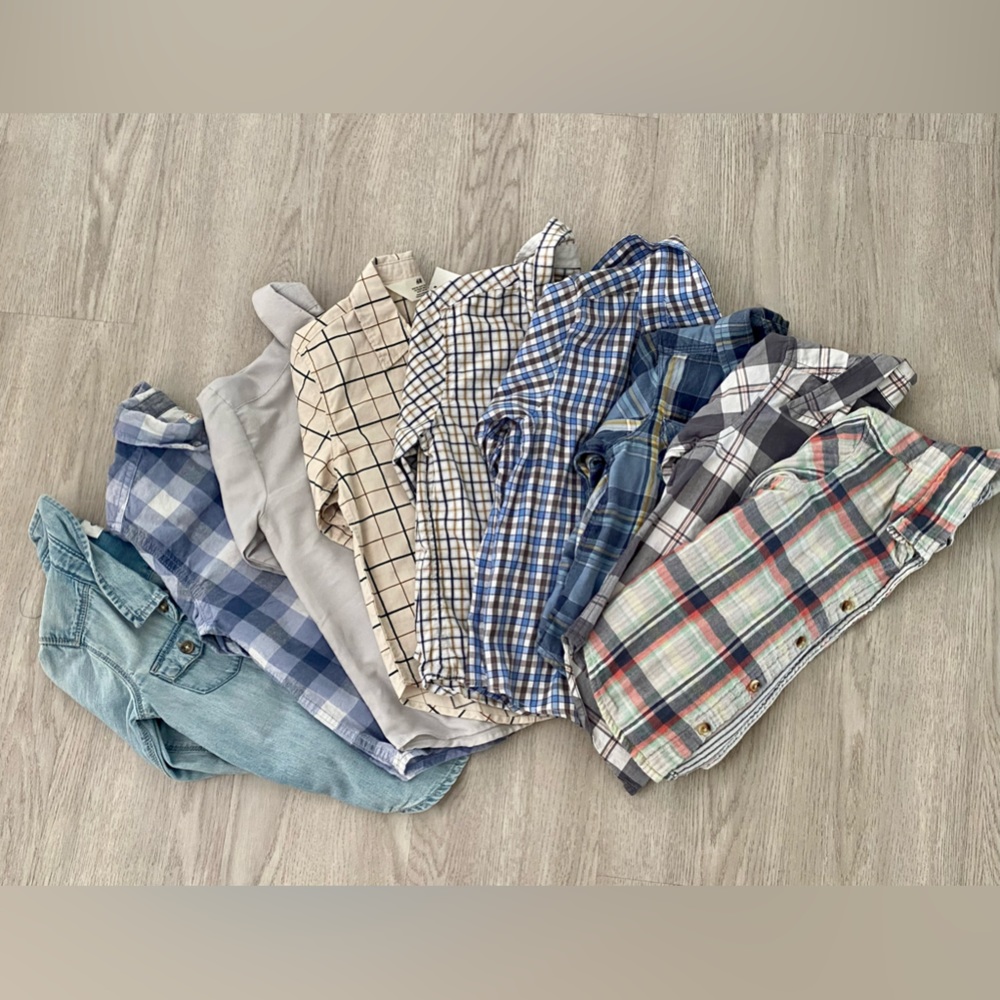 Bundle of  4T boys button-up shirts